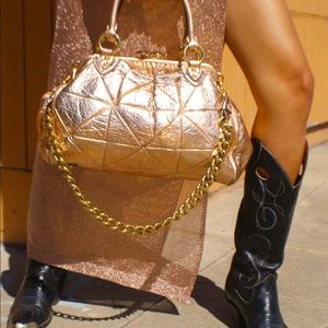 Marx Jacobs RARE Rose gold Tote